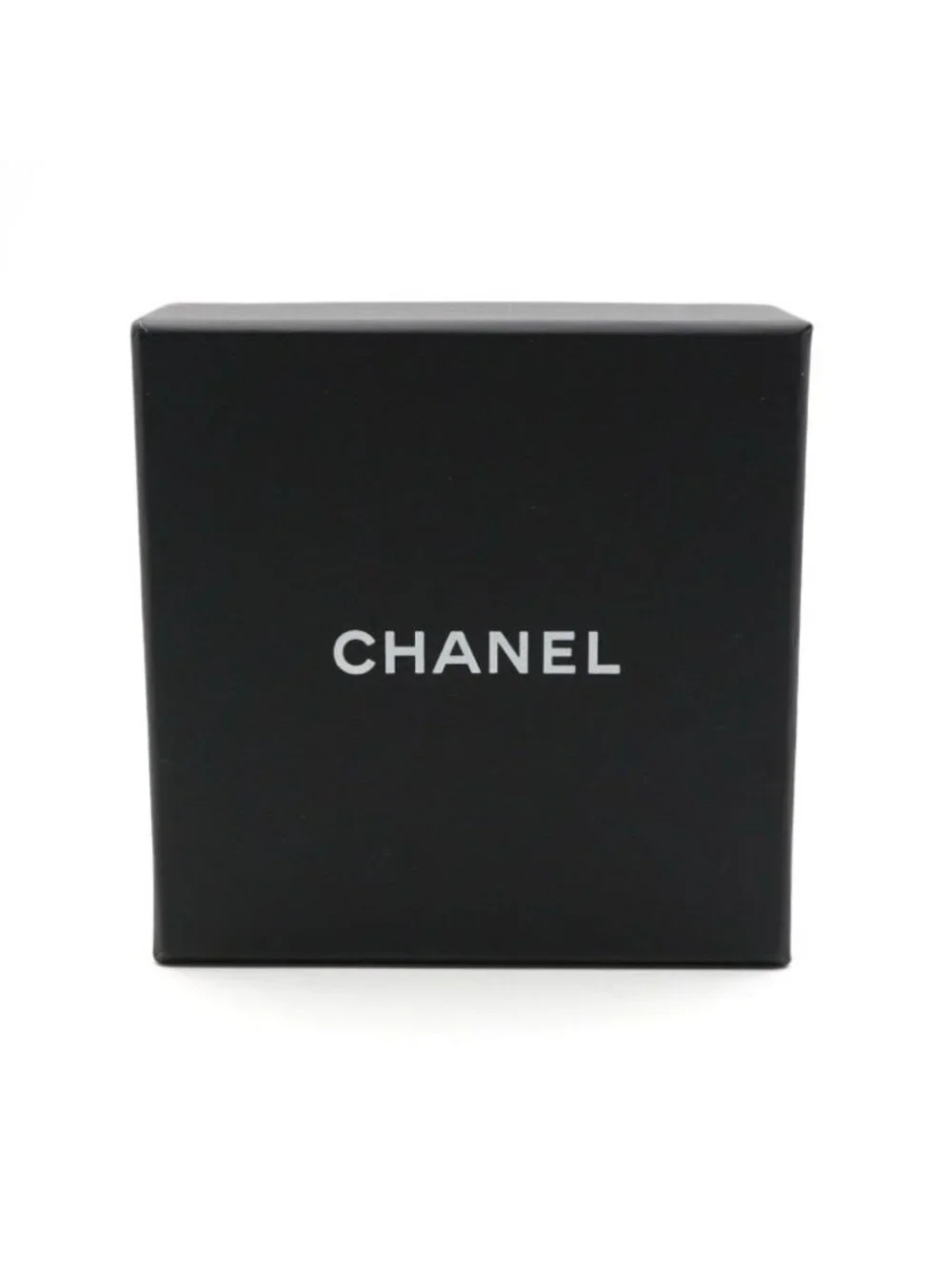 Chanel Brooch Corsage Blue Gold Pin Heart Rhinestone Set Of 2